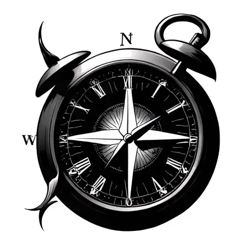 Half Compass Half Clock