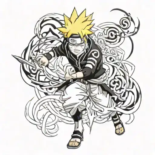 Naruto In Sage Of Six Paths Mode