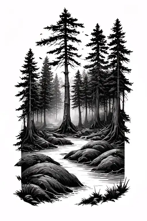 Forest Landscape Sleev