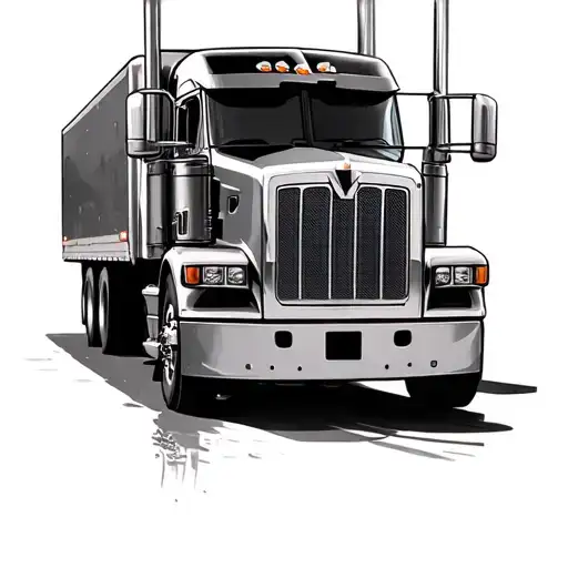 Semi Truck And Time