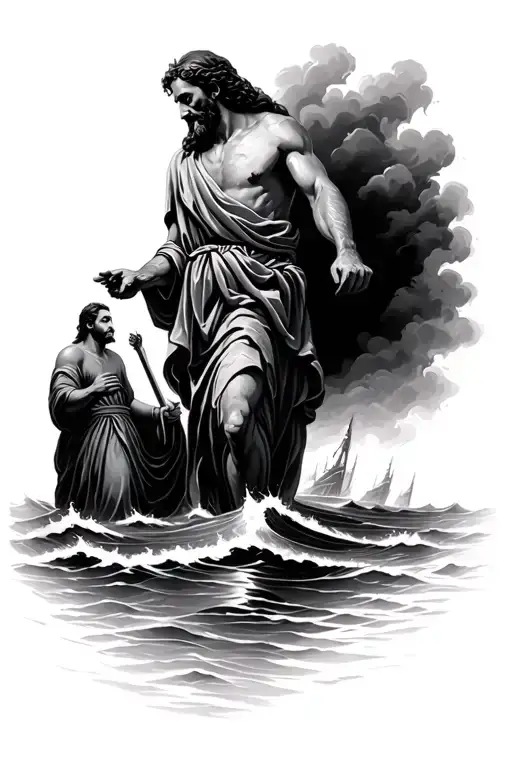 Moses Parting The Sea