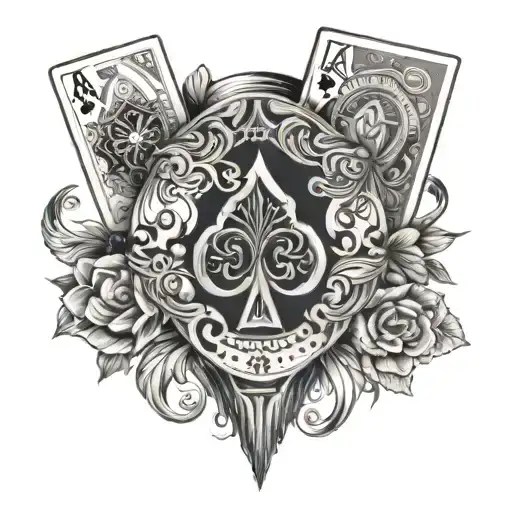 Playing Cards Surrounded