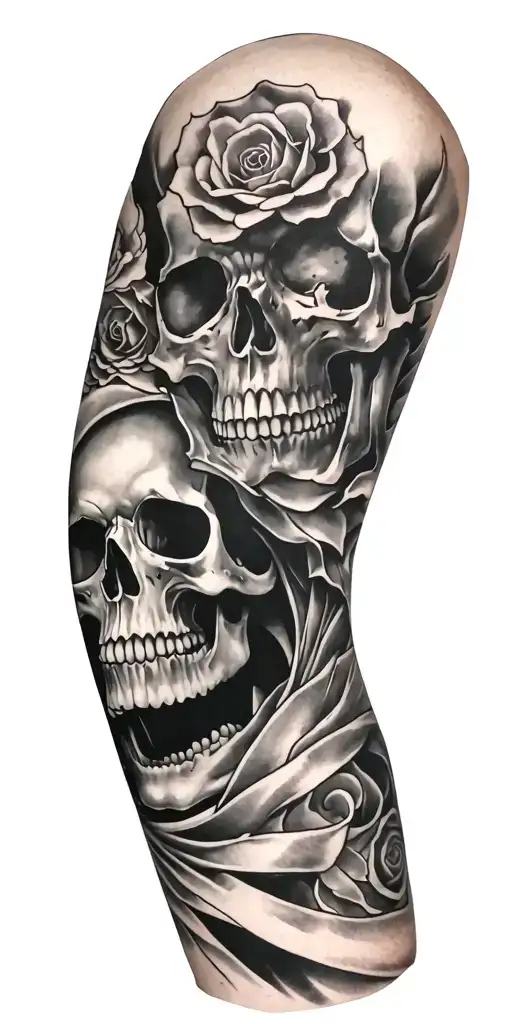Full Sleeve With Skull