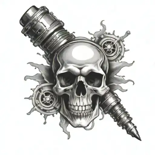 Skull Spark Plug