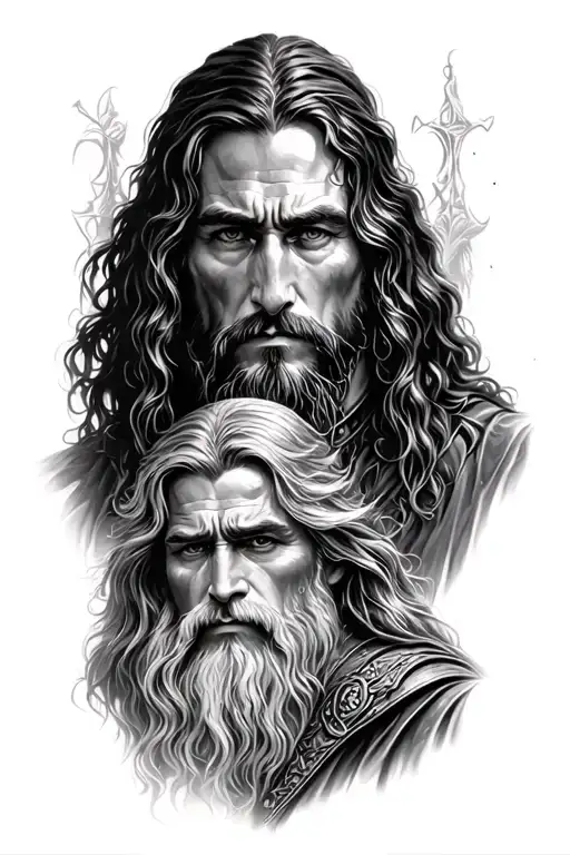 Gandalf And Aragorn