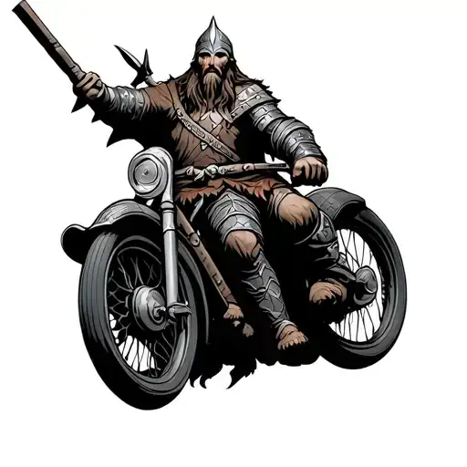 Viking Warrior Riding