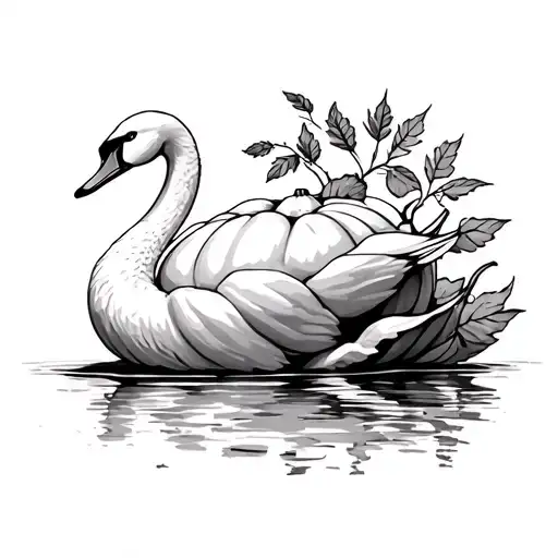 Swan Pumpkin Harvest
