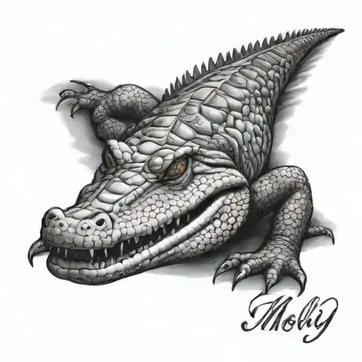 Alligator With The Name Molly