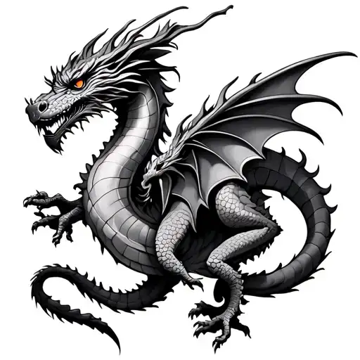 Small Dragons Coming Up The Spine