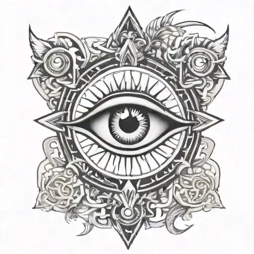 Third Eye Symbol Integrated