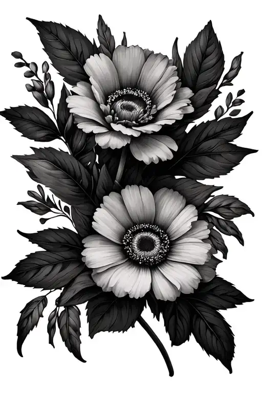 Birth Month Flowers Wrapped