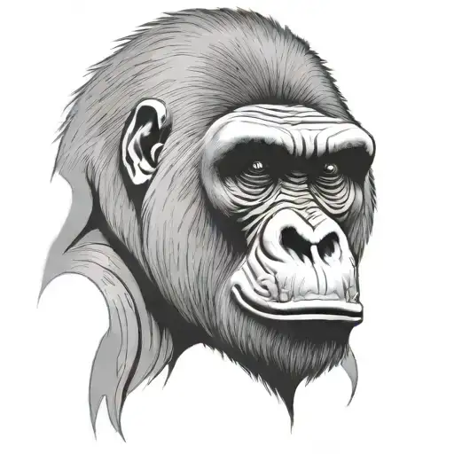 Gorilla Head