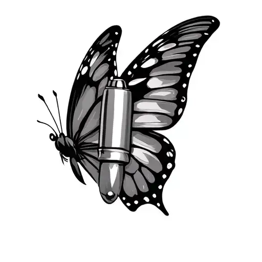 Bullet With Butterfly Wings