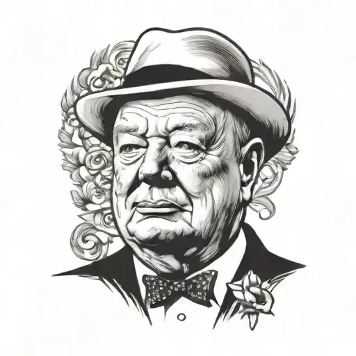 Winston Churchill With Quotes Incorporated