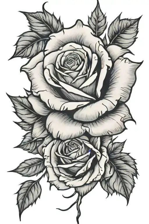 Rose With Thorns Wrapped