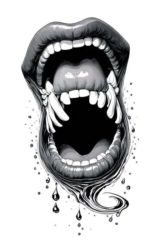 My Mouth Is A Drain Where No Water Flows