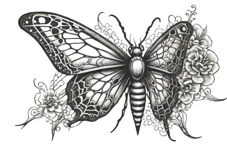 Spider Butterfly Wing