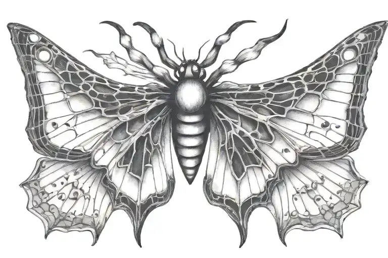 Spider Butterfly Wing Fused