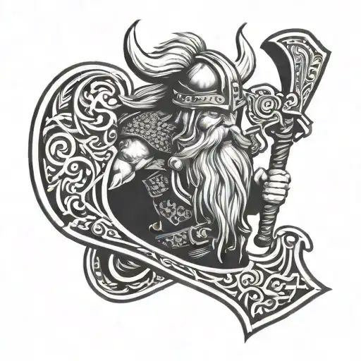 Viking With Axe