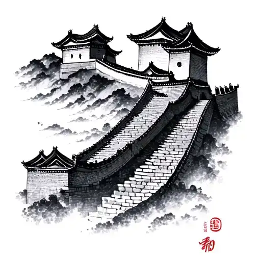 Great Wall Of China Small Simple