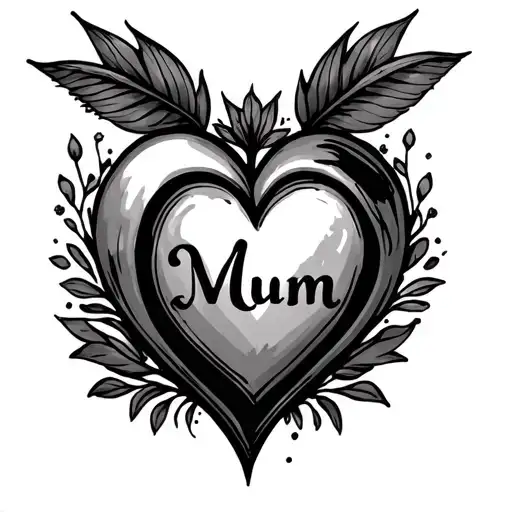 Heart Rip Mum Remembrance