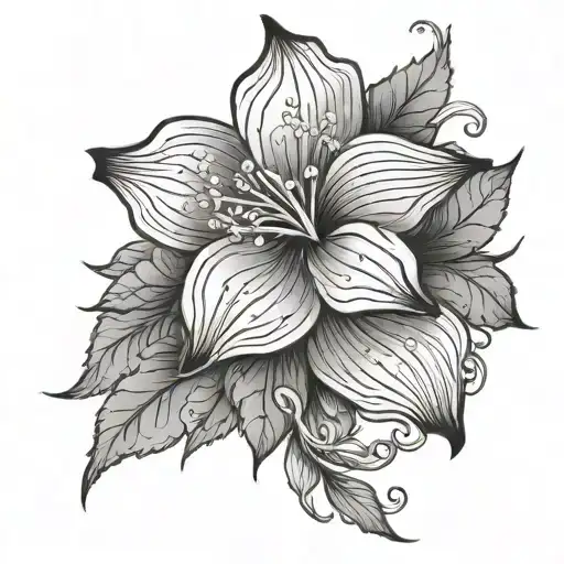 Intertwining Flower Blooming