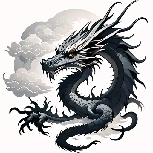 Dragon And Clouds