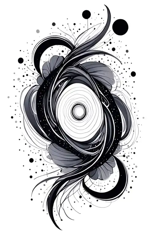 Dots And Lines Forming