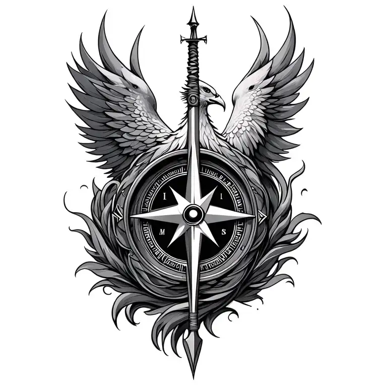 Compass And Phoenix