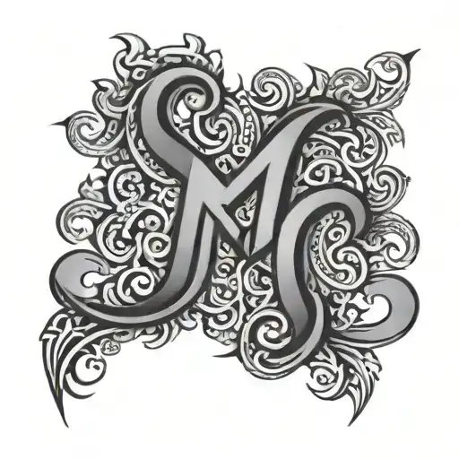 Hidden Name In Tattoo As Mayur With Design