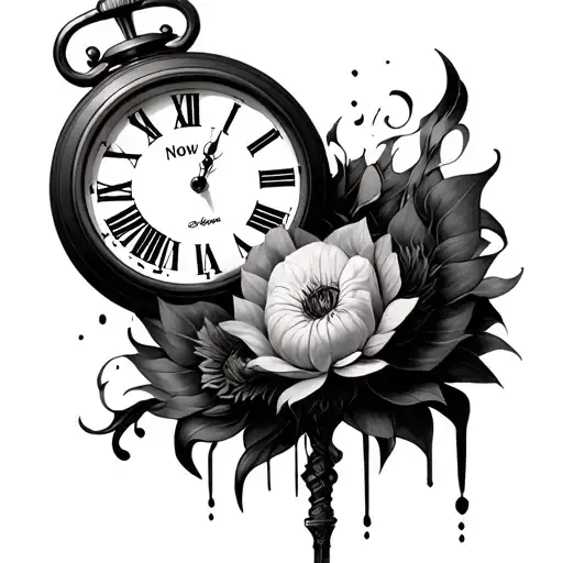 Clock Pointing To Now