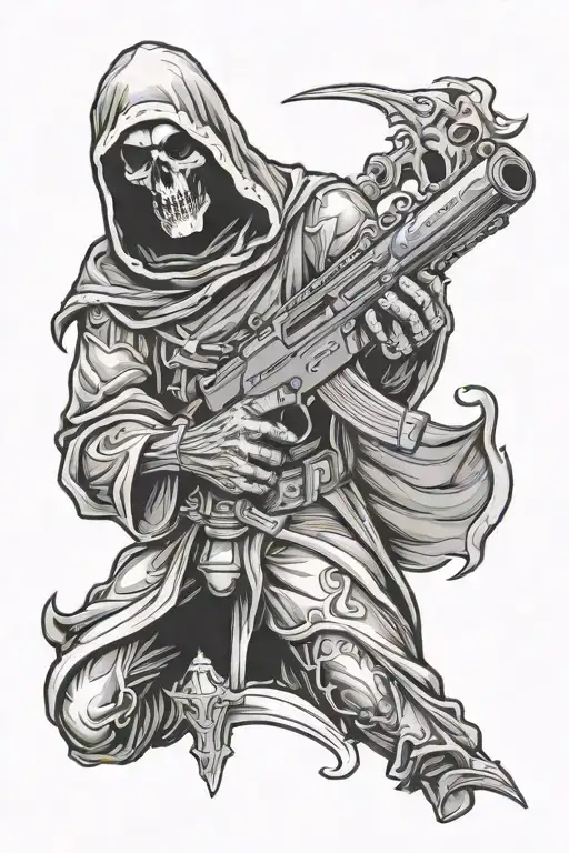 Reaper With Night Vision And Gun