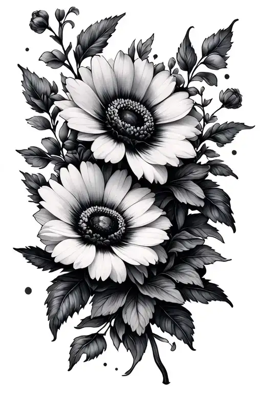 March April August October Birth Flowers Intertwined