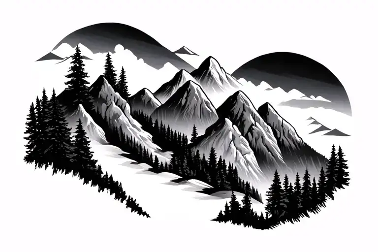 Appalachian Mountains Skyline