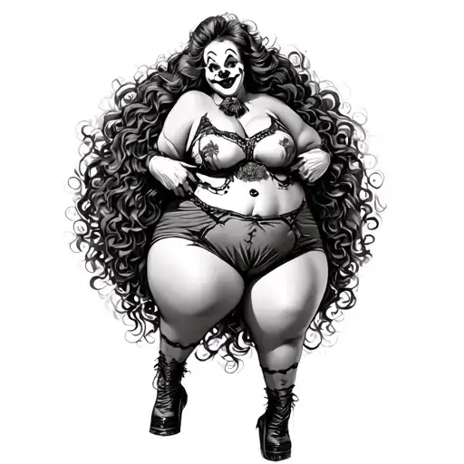 Big Booty Female Clown
