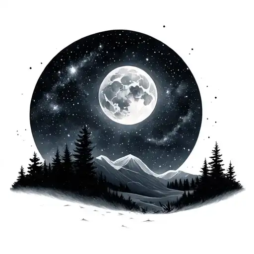 Starry Night Sky