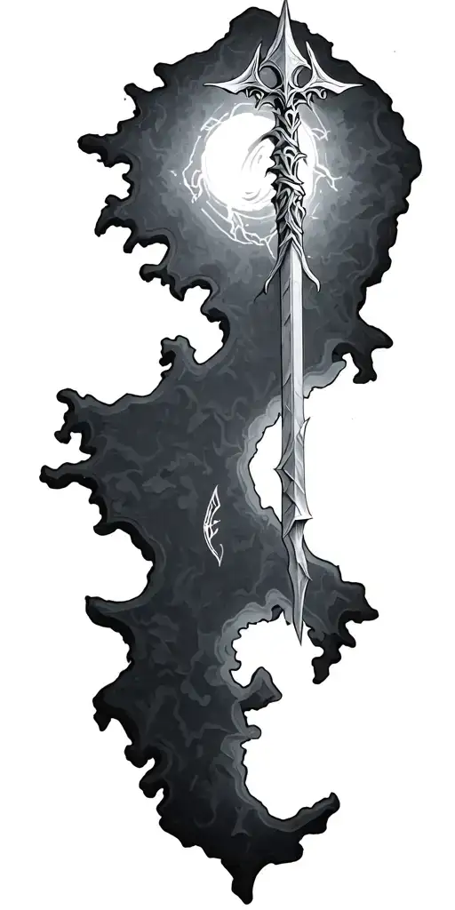 Lord Of The Rings Map With Gandal Staff