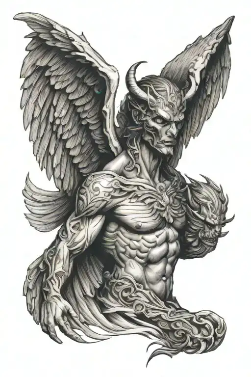 Demon With Angel Wings