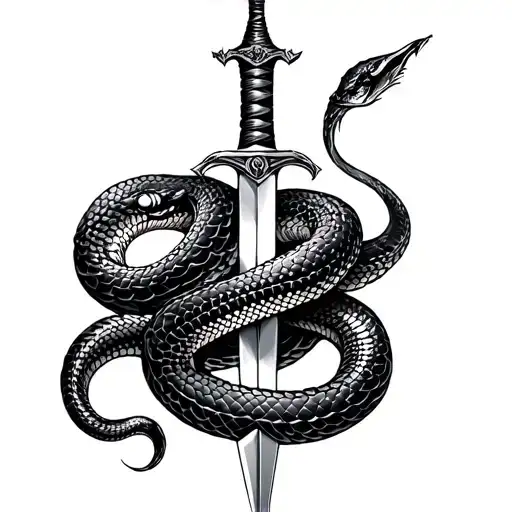 Snake And Dagger