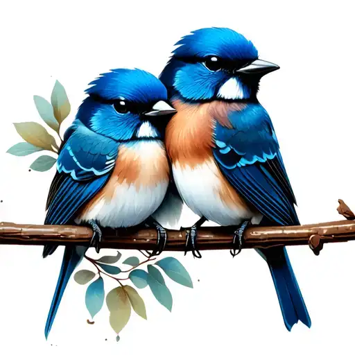 3 Little Bluebirds