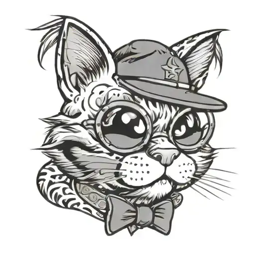 Garfield Wearing Pimp