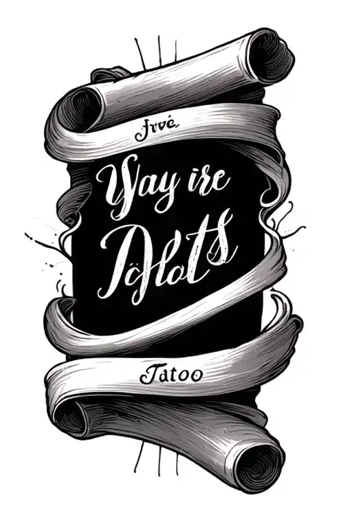 Bible Verse Within A Scroll