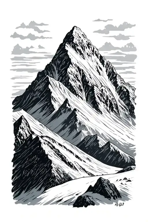 Backpacking Mountains Sleeve Inspired