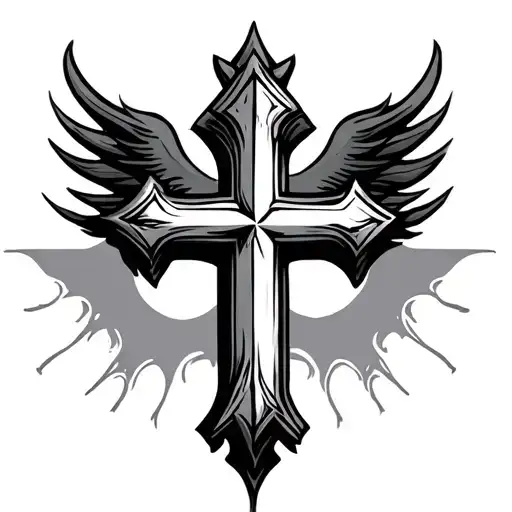Simple Cross With Harris Inside