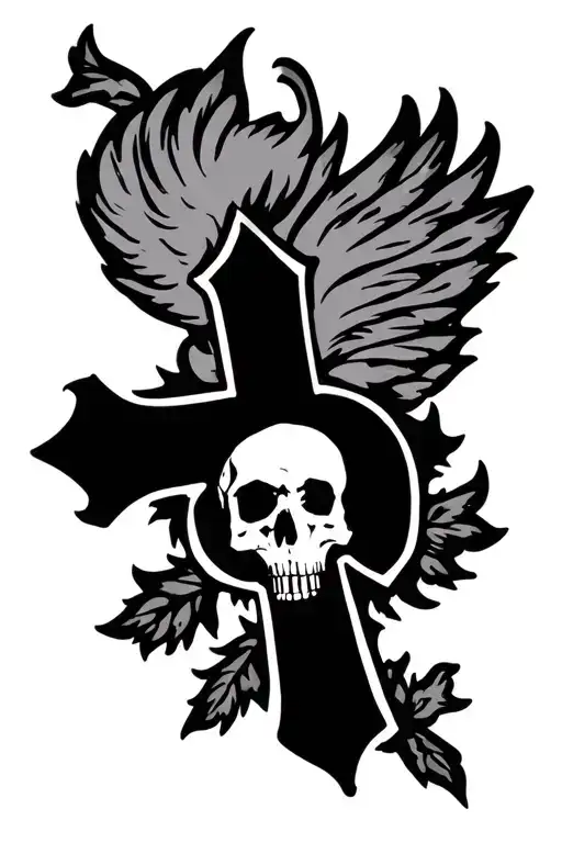 Simple Cross With Harris Inside