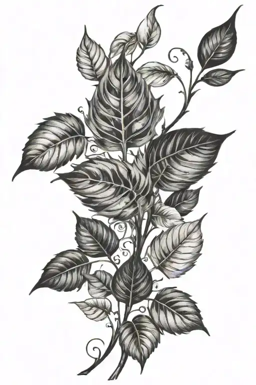 Leaves And Stems