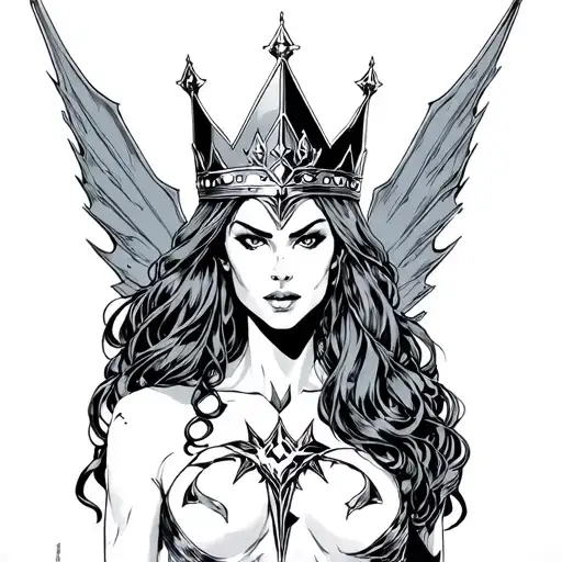 Older Comic Book Scarlet Witch Crown