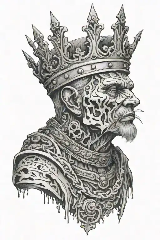Decaying King Sitting