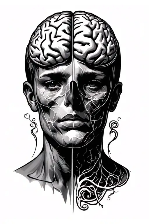 Epilepsy Related Tattoo Which Involves The Brain
