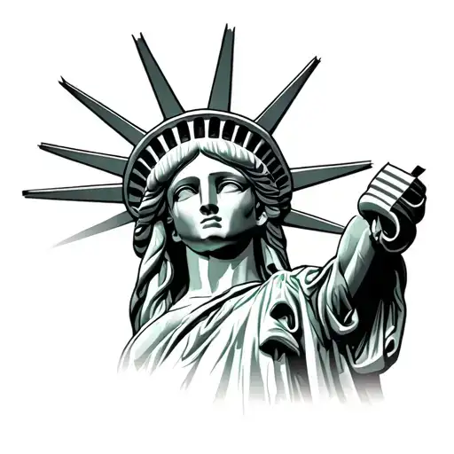 Broken Statue Of Liberty